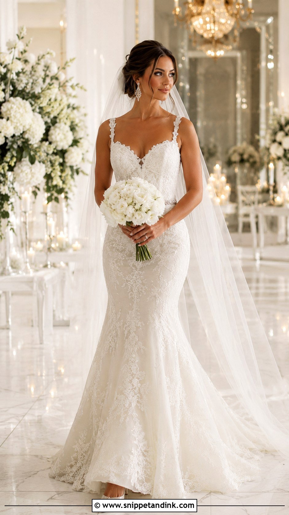 Fit And Flare Wedding Dress - Snippet and Ink - 25 Classic Elegant Wedding Dresses