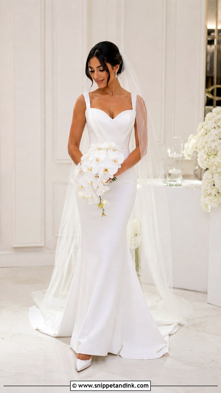 Fit And Flare Wedding Dress - Snippet and Ink - 25 Classy Elegant Wedding Dresses