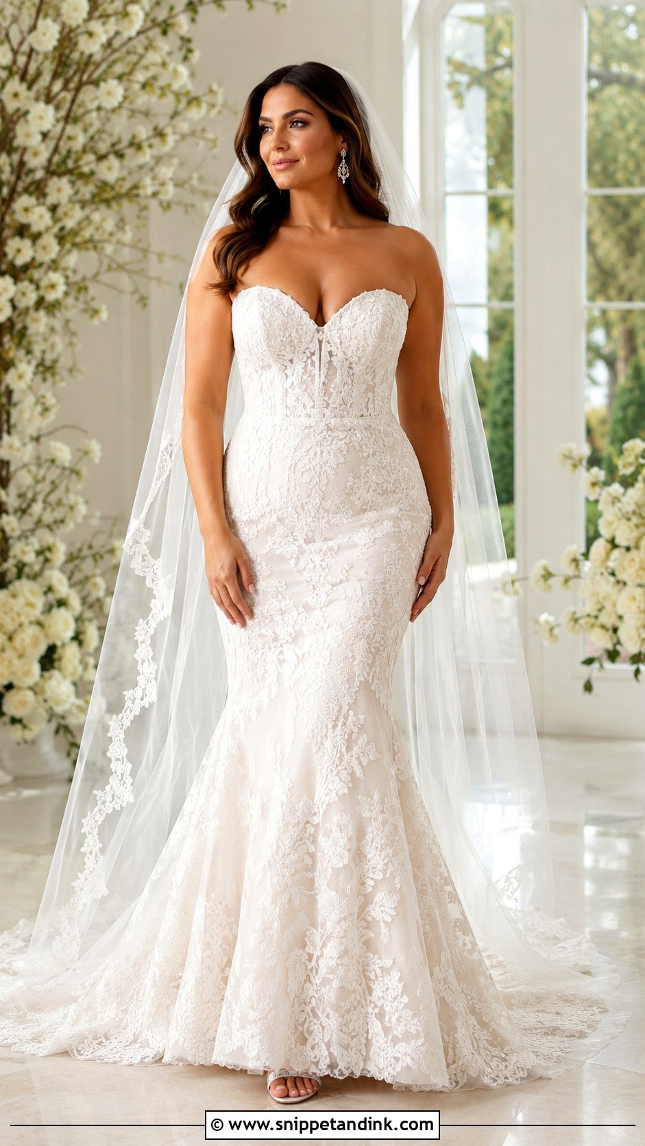 Fit And Flare Wedding Dress - Snippet and Ink - 25 Wedding Dress for Big Bust Ideas