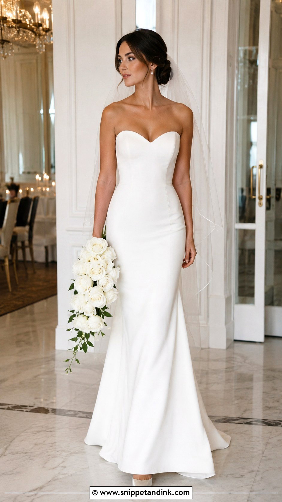 Fit And Flare Wedding Dress - Snippet and Ink - 20 Classic Timeless Wedding Dresses