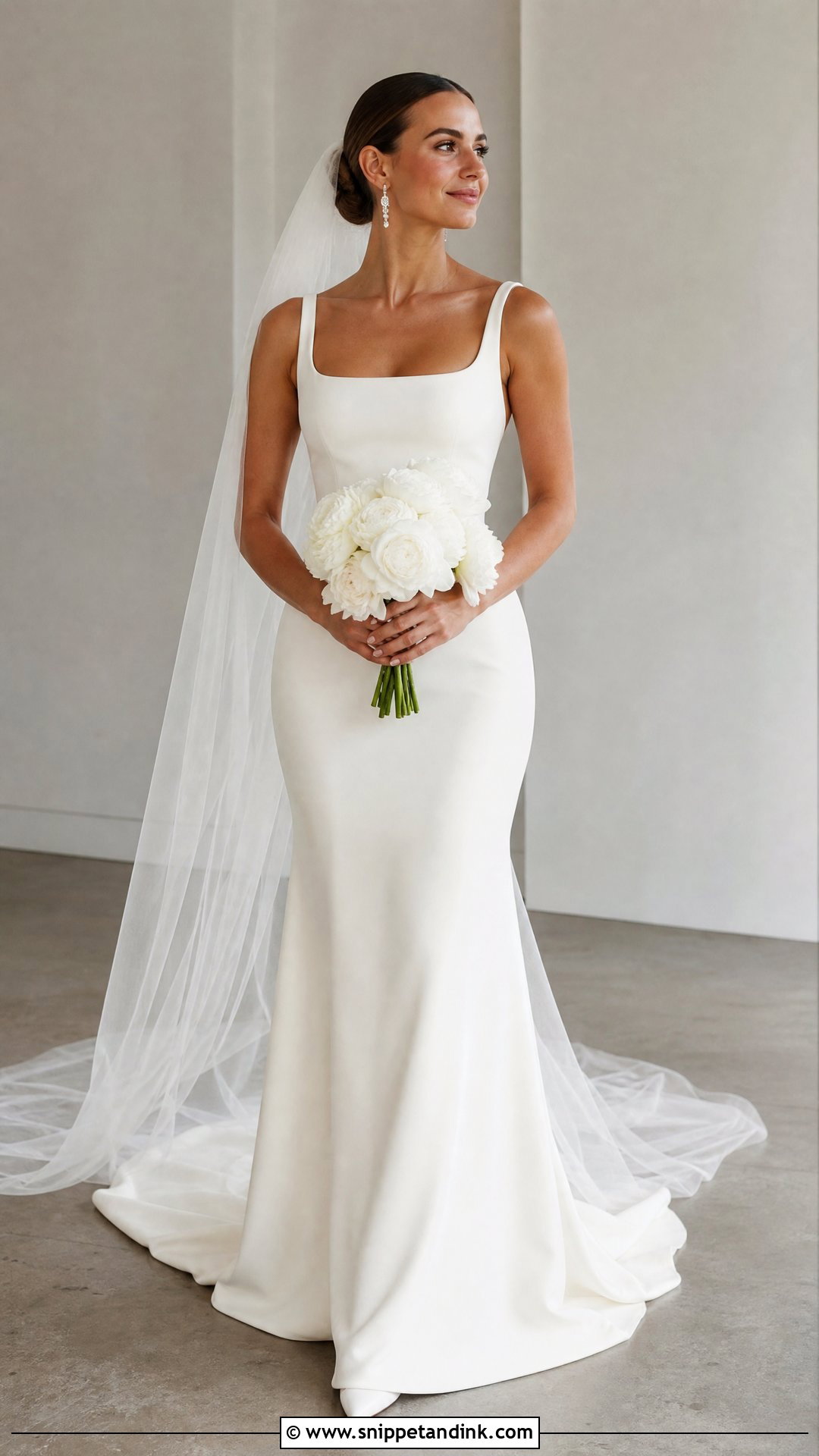 Fit And Flare Wedding Dress - Snippet and Ink - 20 Simple Plain Wedding Dress Ideas