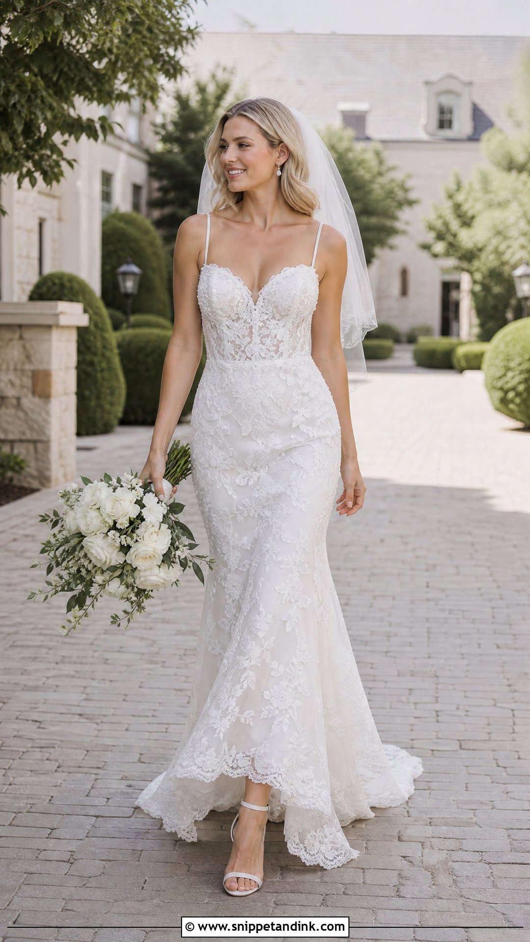 Fit And Flare Wedding Dress - Snippet and Ink - 20 Wedding Style Dresses