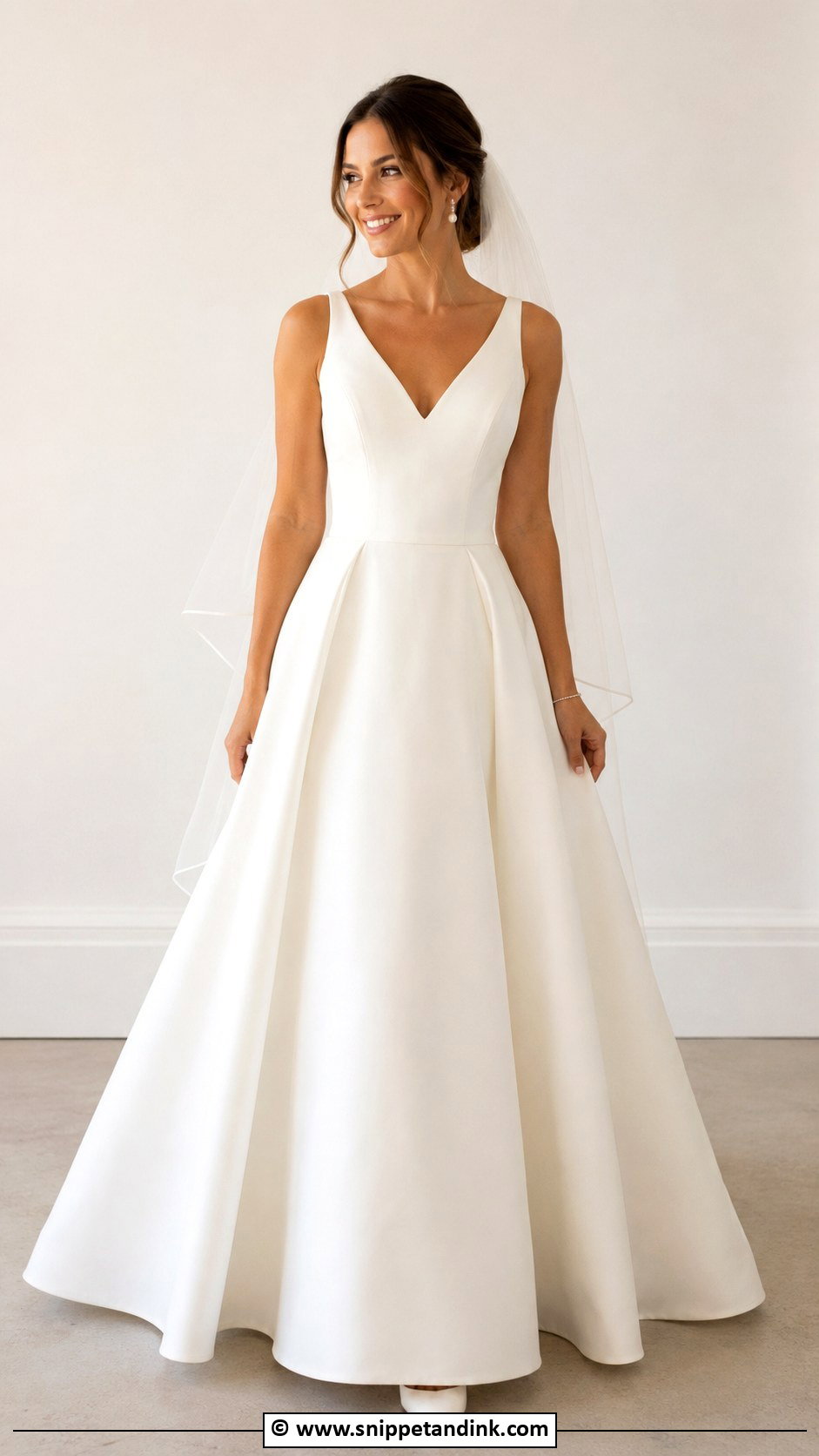 Fit And Flare Wedding Dress - Snippet and Ink - 35 Wedding Dresses