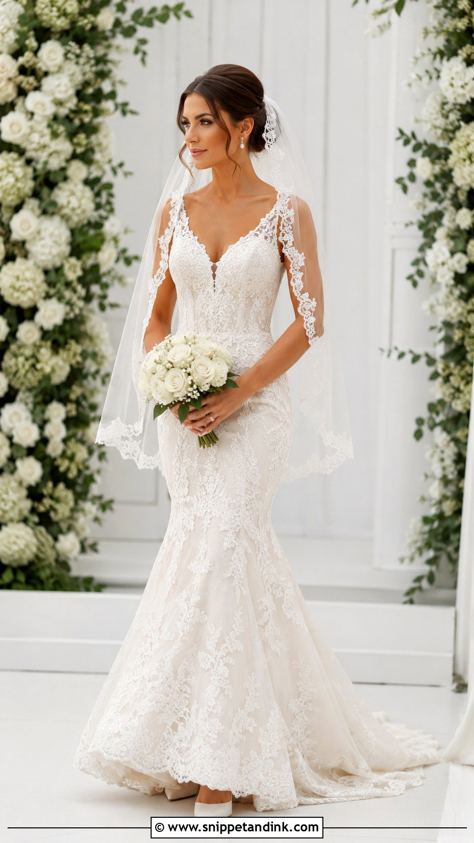 Fit And Flare Wedding Dress - Snippet and Ink - 25 Classic Wedding Dresses
