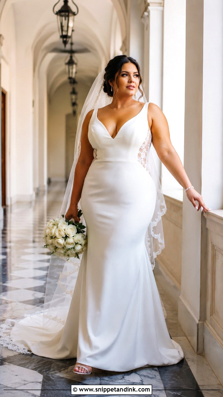 Fit And Flare Wedding Dress For Curvy Brides - Snippet and Ink - 30 Wedding Dresses for Curvy Brides