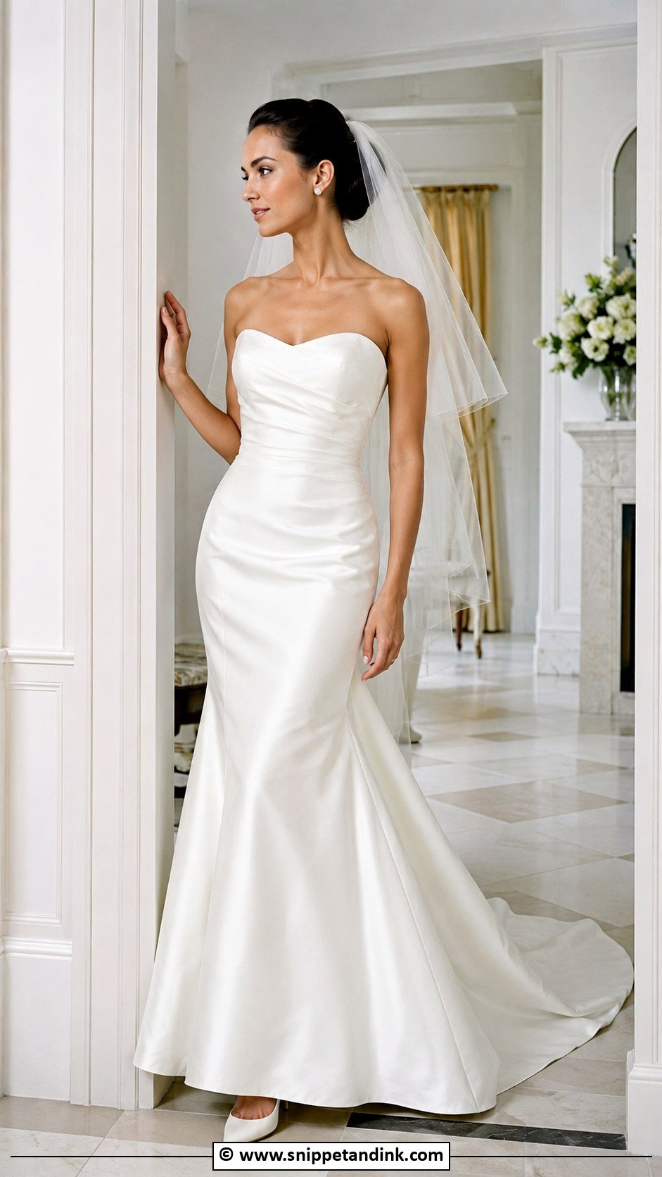 Fit And Flare Wedding Dress - Snippet and Ink - 30 2000s Wedding Dress Ideas