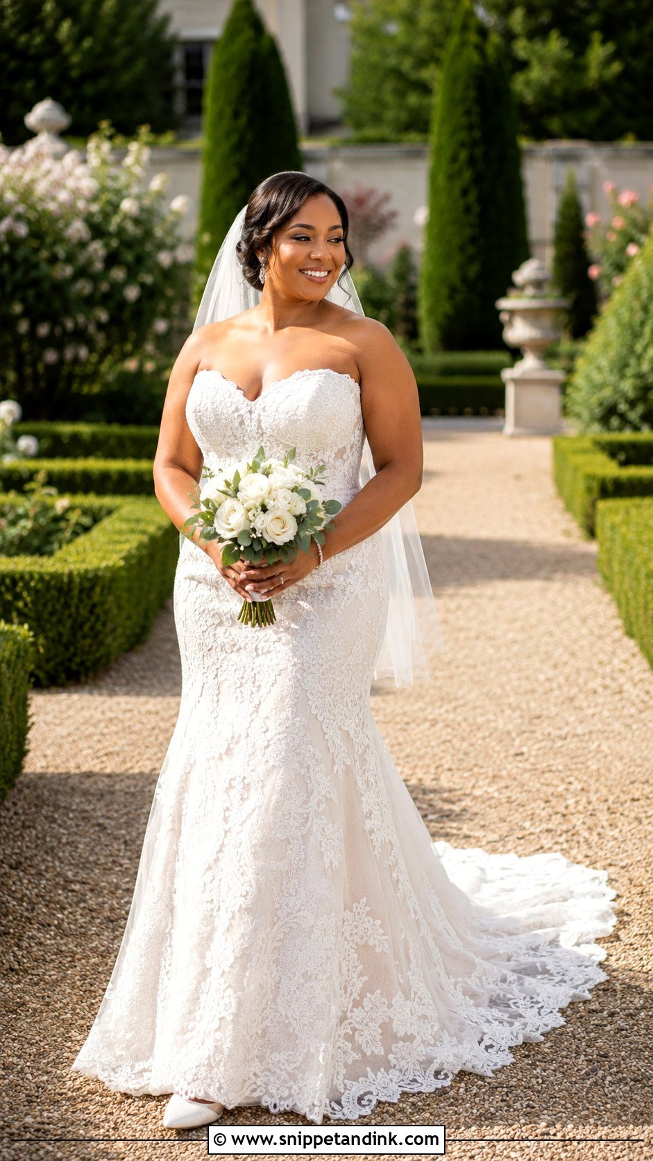 Fit and Flare Lace Wedding Dress - Snippet and Ink - 20 Classic Elegant Timeless Wedding Dress Ideas