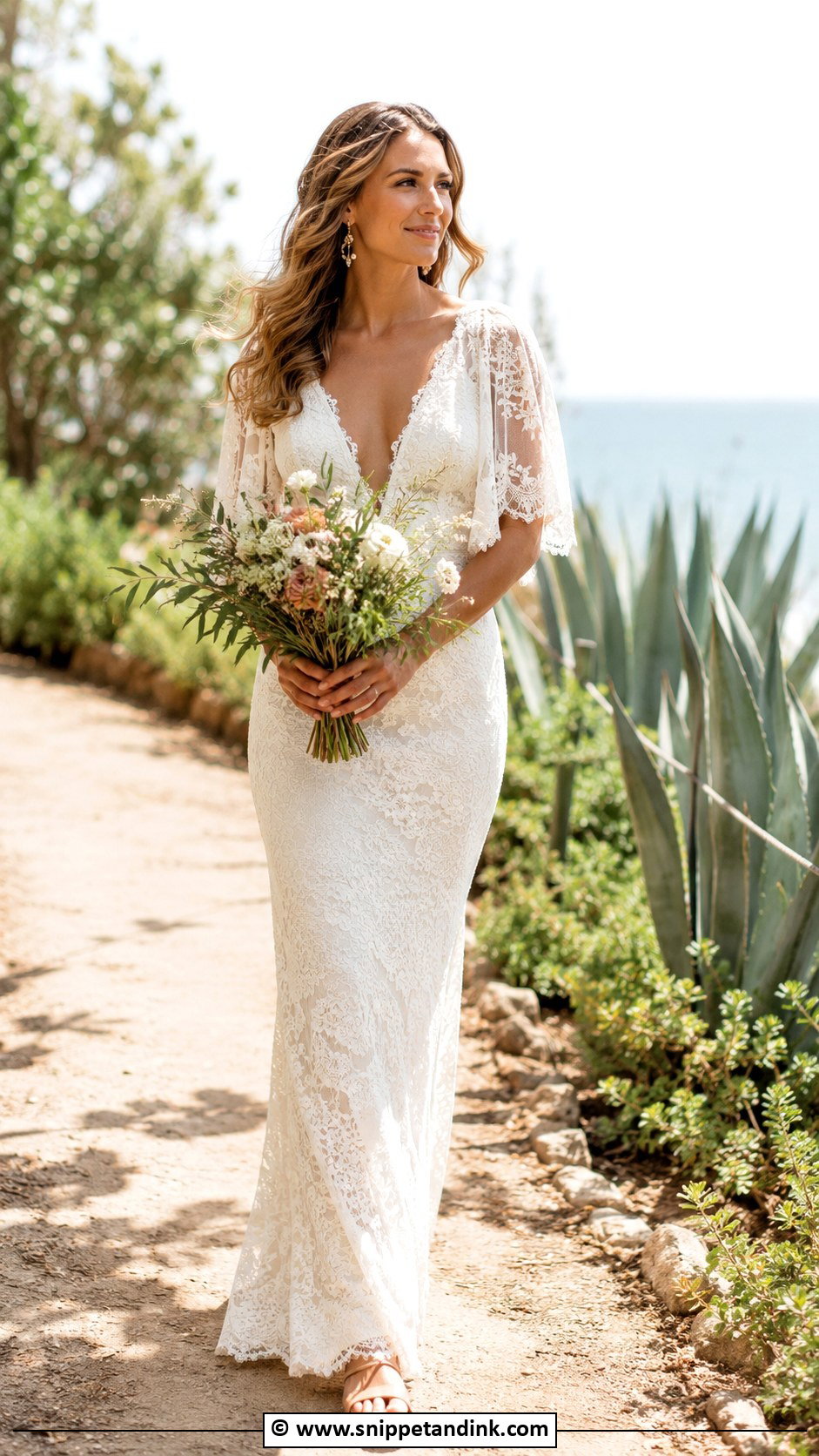 Fitted Boho Wedding Dress - Snippet and Ink - 30 Fitted Wedding Dress Ideas