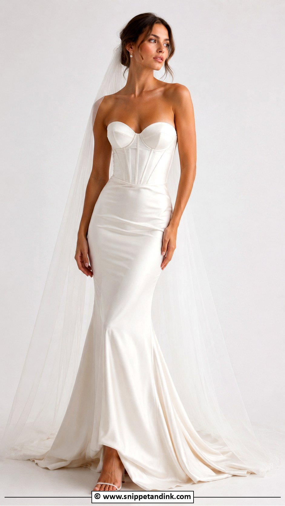 Fitted Corset Wedding Dress - Snippet and Ink - 30 Fitted Wedding Dress Ideas