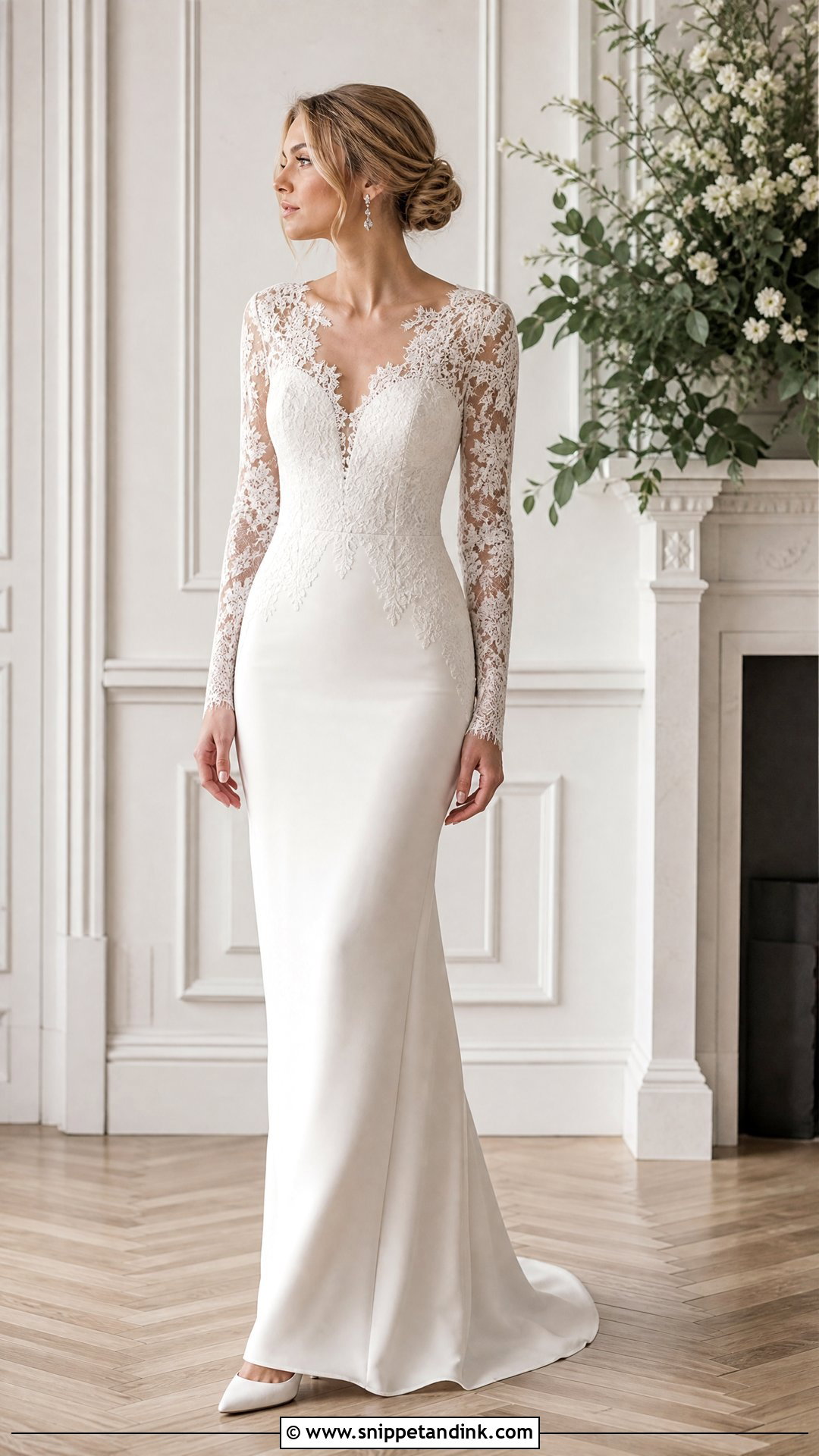 Fitted Long Sleeve Wedding Dress - Snippet and Ink - 25 Wedding Dresses Fitted