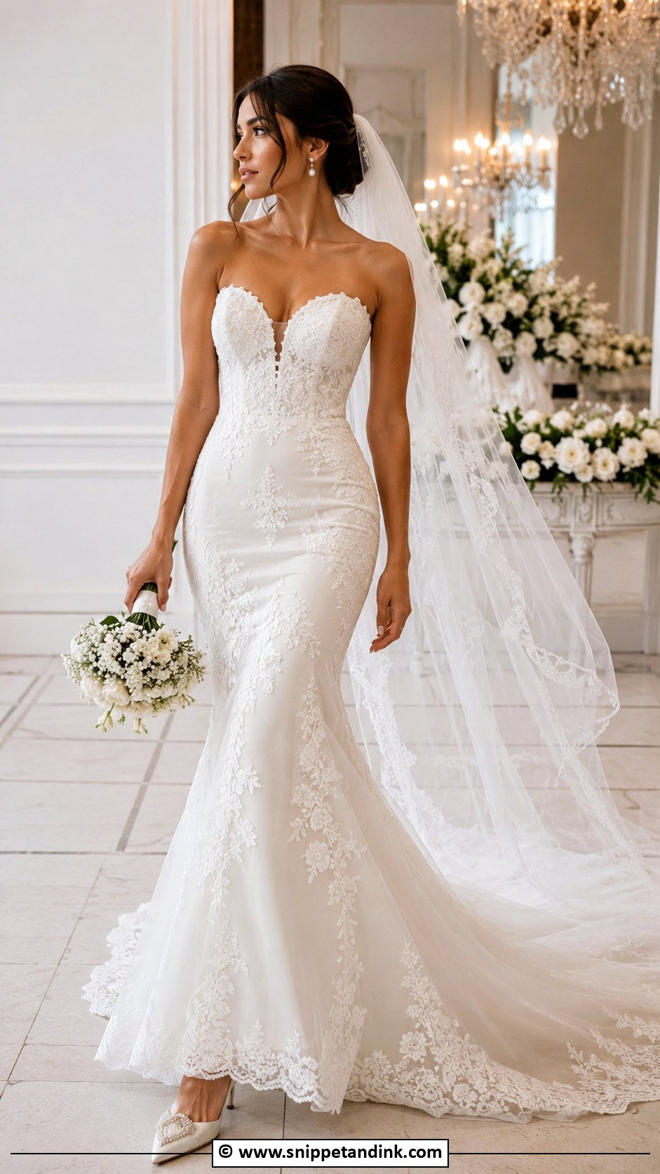 Fitted Mermaid Wedding Dress - Snippet and Ink - 30 Fitted Wedding Dress Ideas