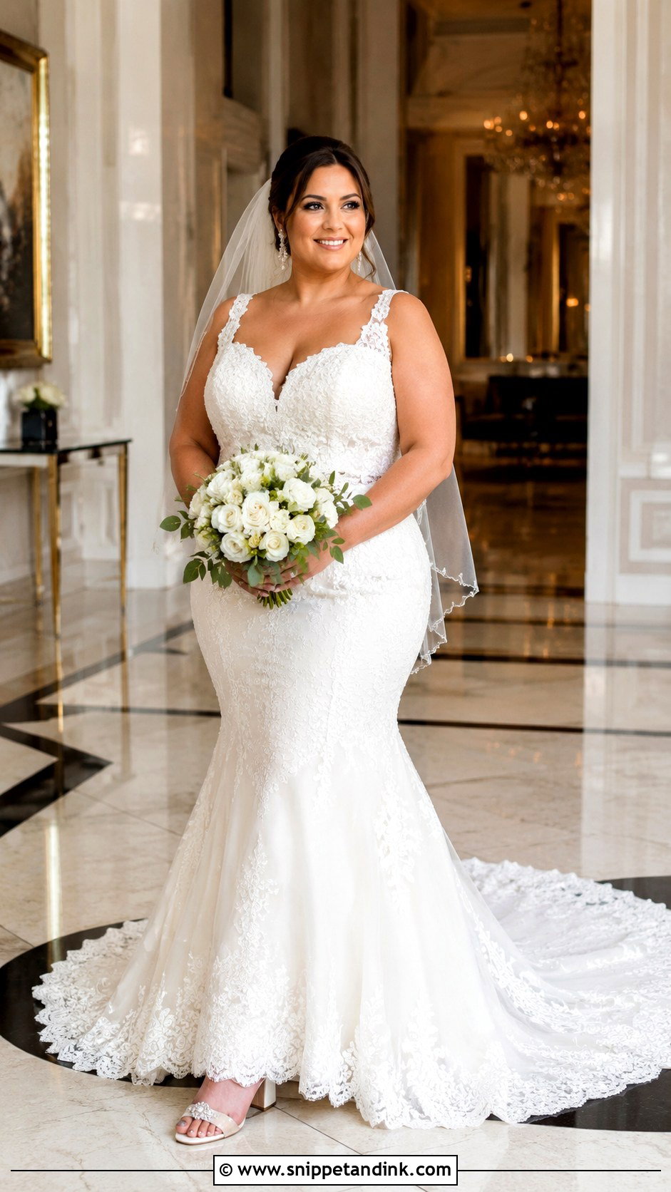 Fitted Plus Size Wedding Dress With Train - Snippet and Ink - 20 Fitted Wedding Dress with Train Ideas