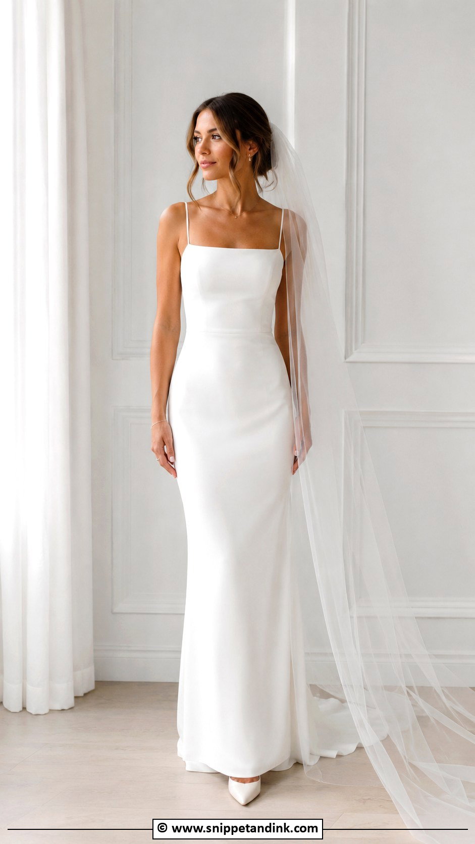 Fitted Sheath Wedding Dress - Snippet and Ink - 30 Fitted Wedding Dress Ideas