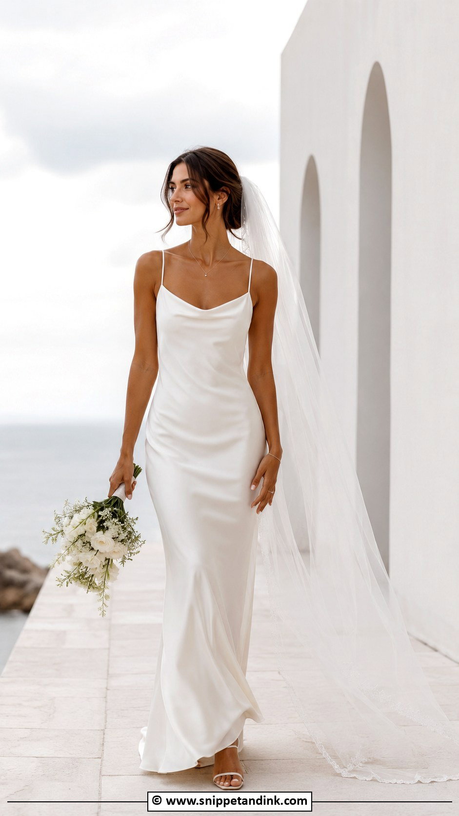 Fitted Slip Wedding Dress - Snippet and Ink - 30 Fitted Wedding Dress Ideas