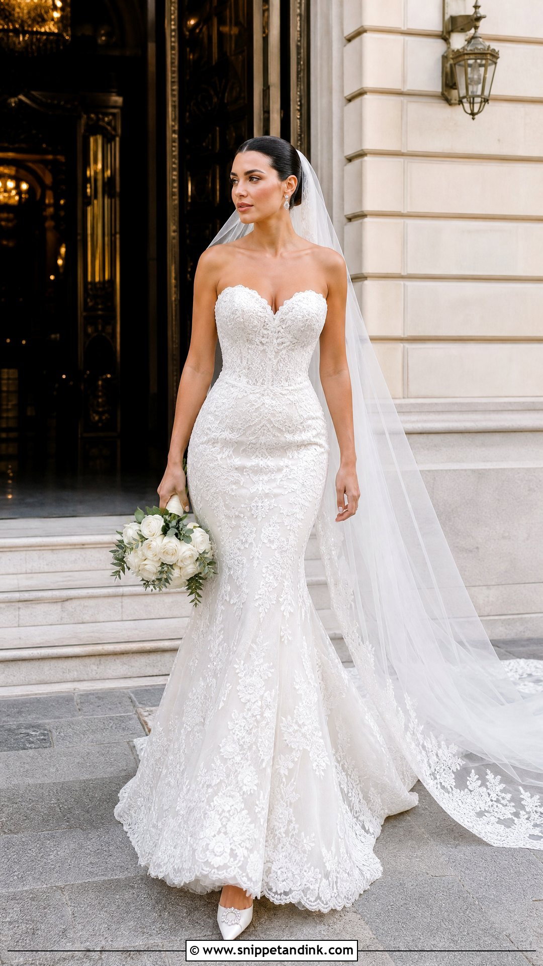 Fitted Trumpet Wedding Dress - Snippet and Ink - 25 Wedding Dresses Fitted