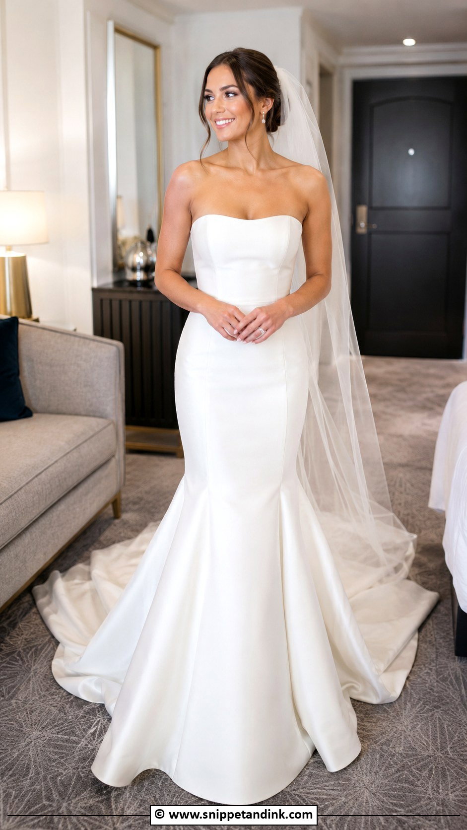 Fitted Trumpet Wedding Dress - Snippet and Ink - 30 Fitted Wedding Dress Ideas