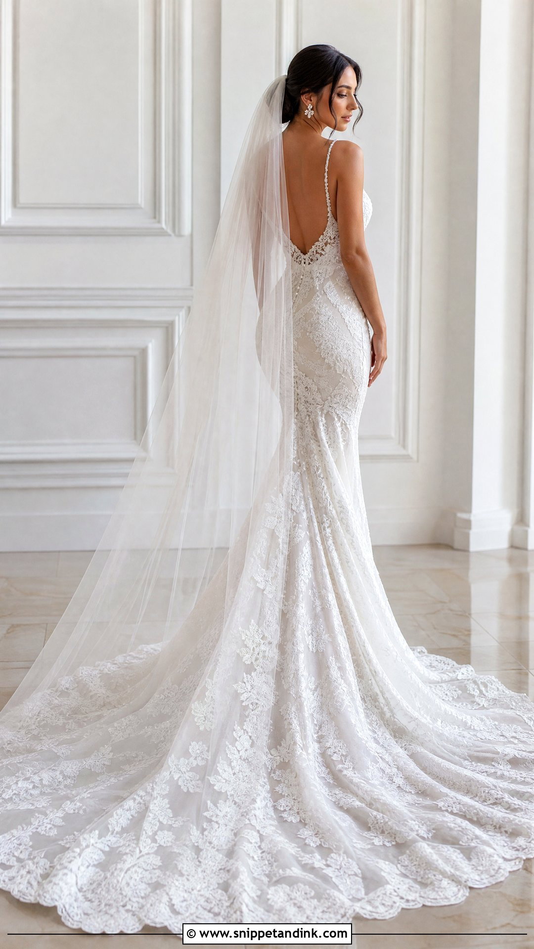 Fitted Wedding Dress With Train - Snippet and Ink - 25 Wedding Dresses Fitted