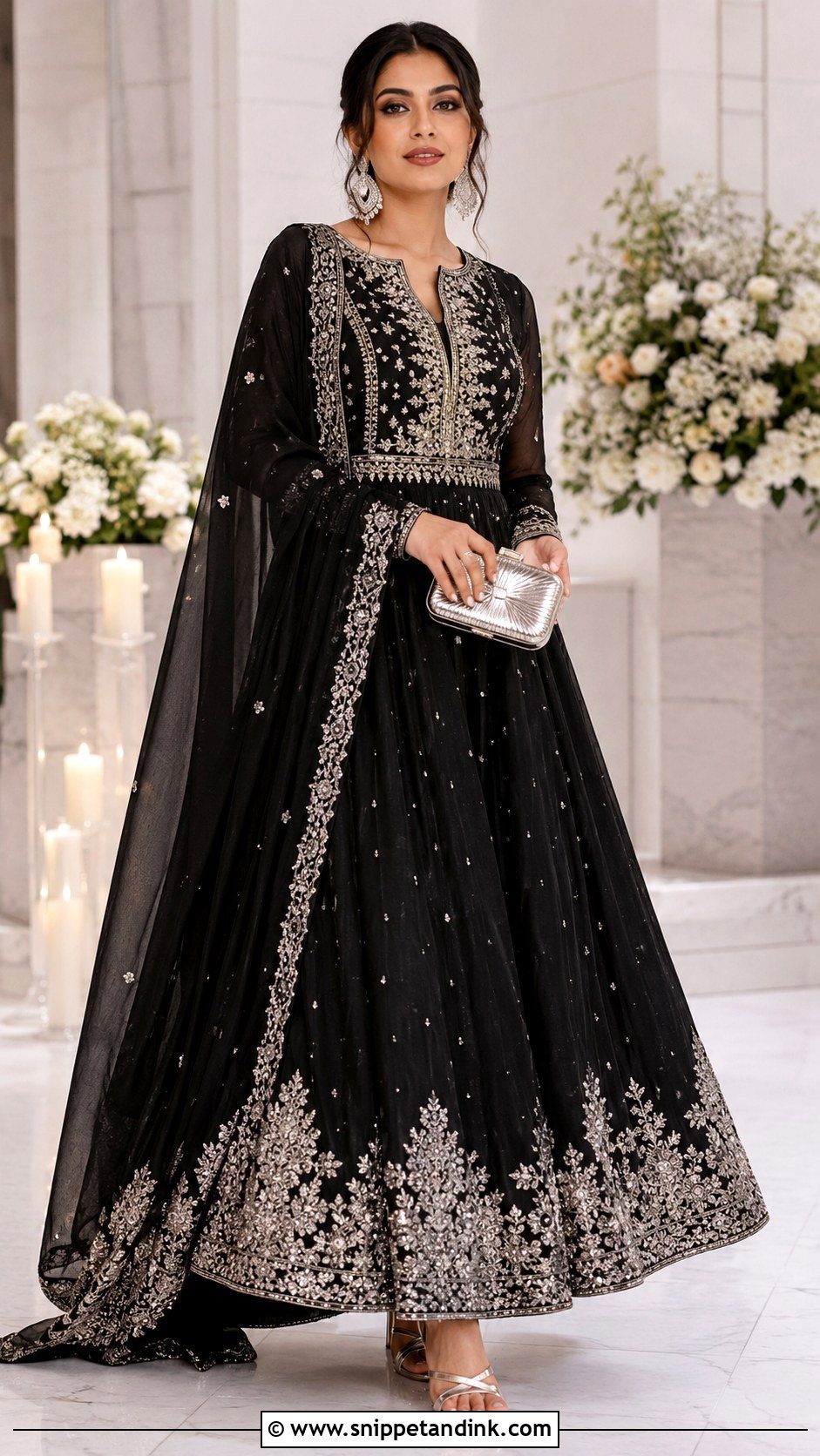 Floor Length Anarkali Suit For Wedding - Snippet and Ink - 25 Anarkali Suits for Wedding