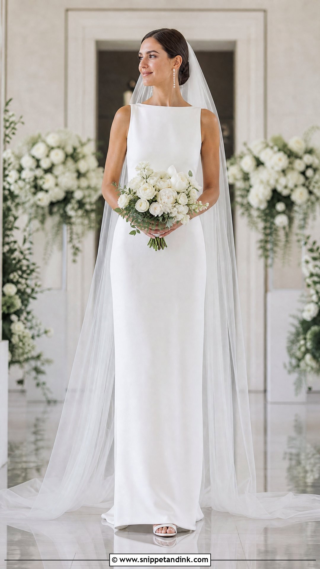 Floor Length Shift Wedding Dress - Snippet and Ink - 20 Shift Wedding Dress Ideas