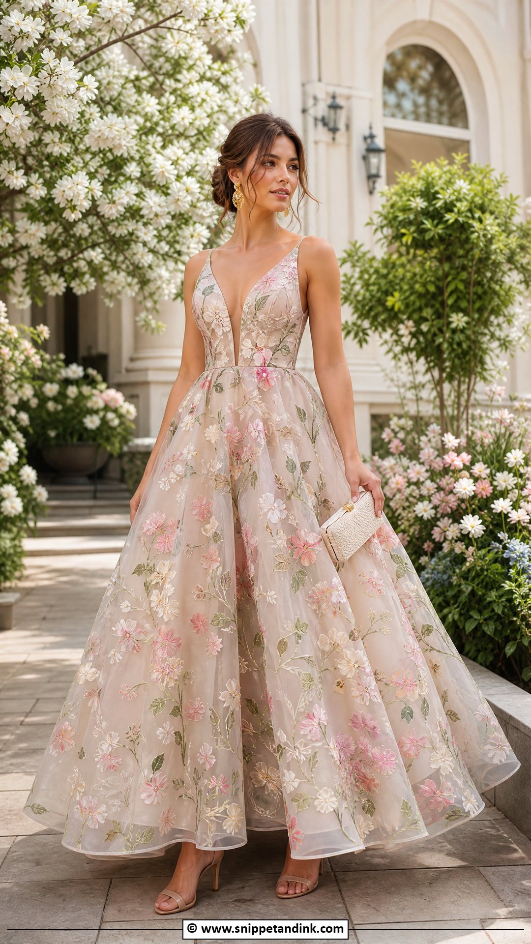 Floral Ball Gown - Snippet and Ink - 35 Ball Gown Ideas