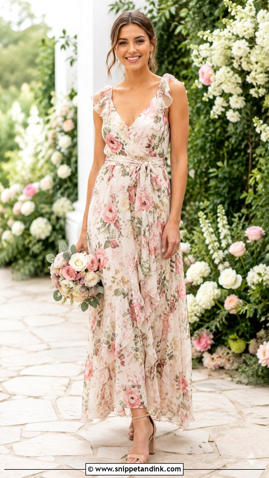 Floral Bridal Party Dress - Snippet and Ink - 25 Bridal Party Dress Ideas