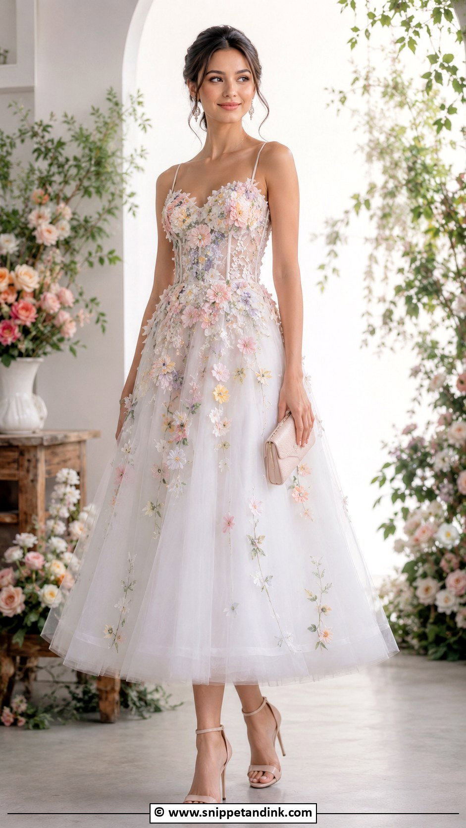 Floral Debut Dress - Snippet and Ink - 25 Debut Dress Ideas