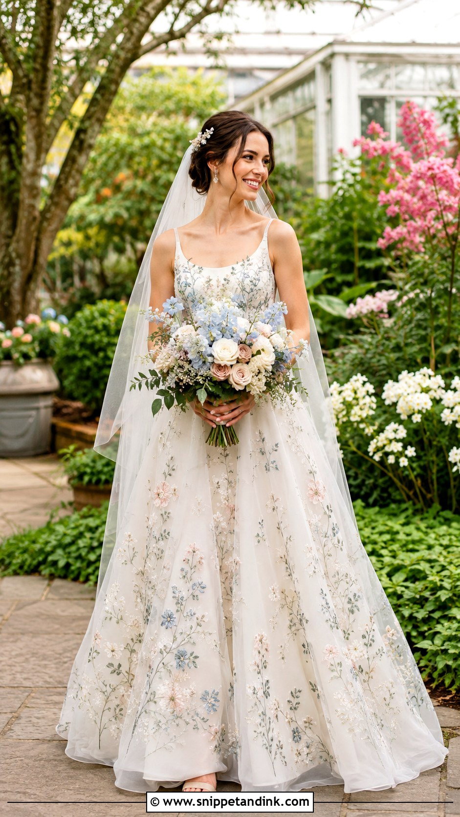 Floral Embroidered Bridal Dress - Snippet and Ink - 20 New Bridal Dress Designs
