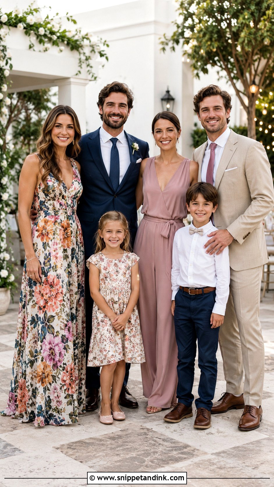 Floral Family Wedding Attire - Snippet and Ink - 20 Family Wedding Attire Ideas