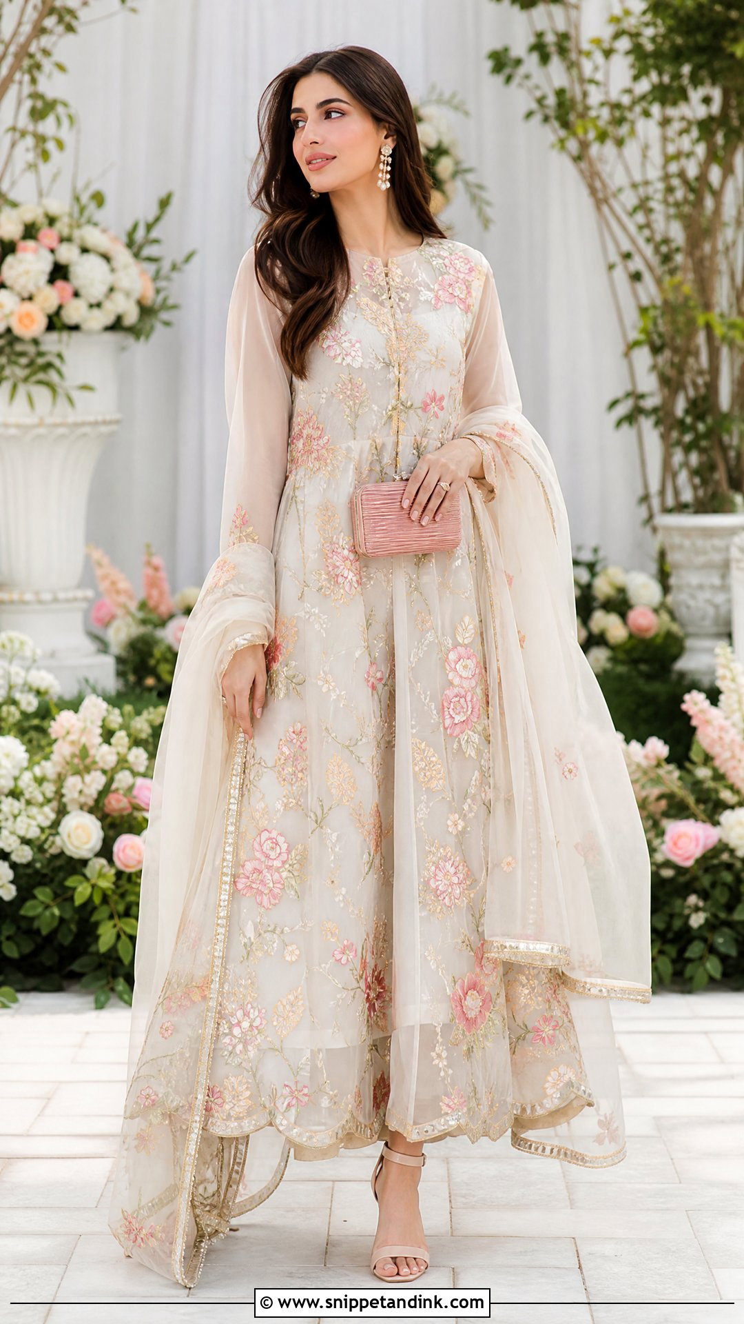 Floral Frock For Wedding - Snippet and Ink - 25 Frock Designs for Women Wedding