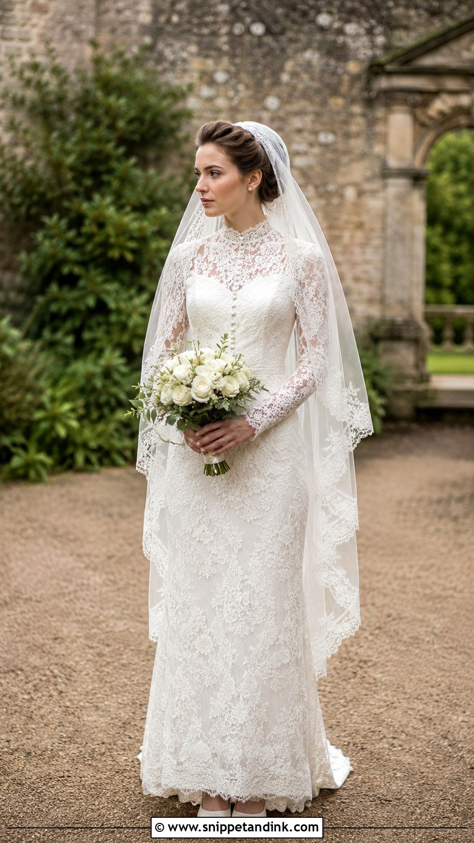 Floral Lace Vintage Wedding Dress - Snippet and Ink - 25 Floral Lace Wedding Dress Ideas