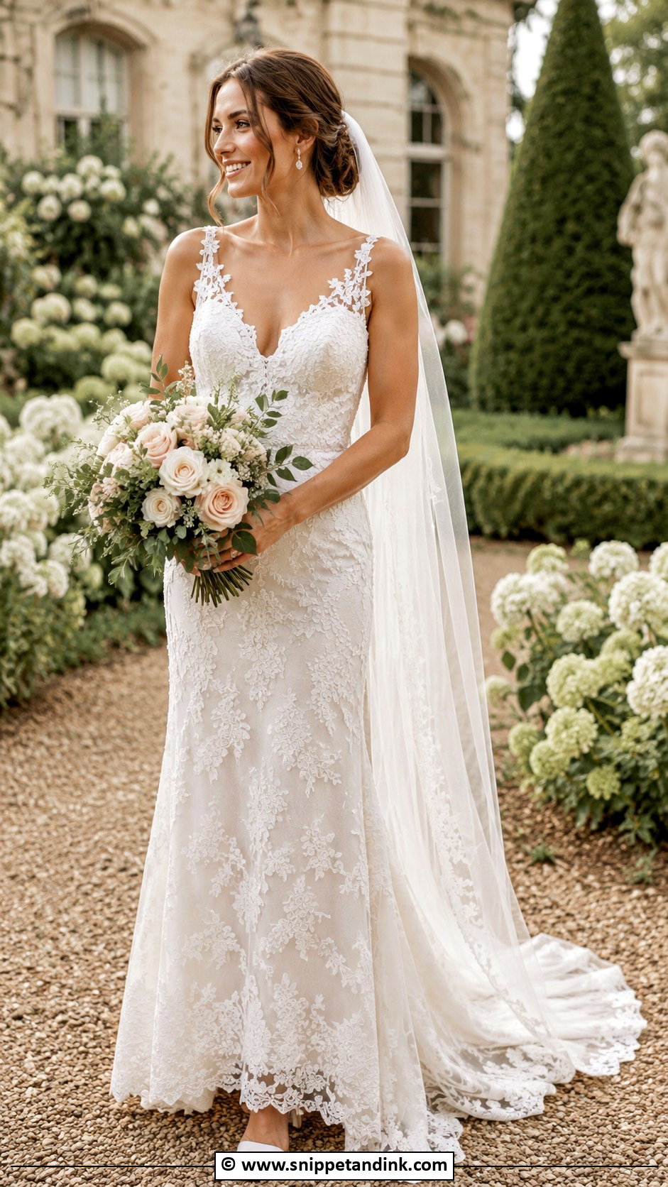 Floral Lace Wedding Dress - Snippet and Ink - 30 Classy Timeless Wedding Dress Ideas