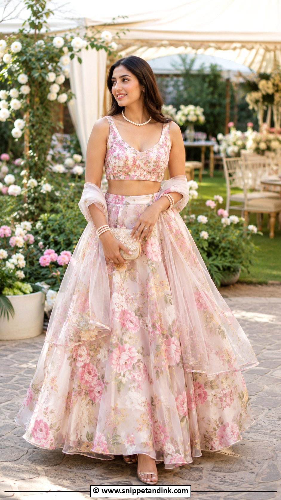 Floral Lehenga Shaadi Outfit - Snippet and Ink - 30 Shaadi Outfits