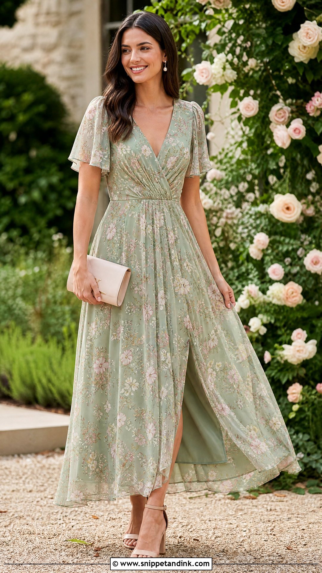 Floral Maid Of Honor Dress - Snippet and Ink - 25 Maid of Honor Outfit Ideas