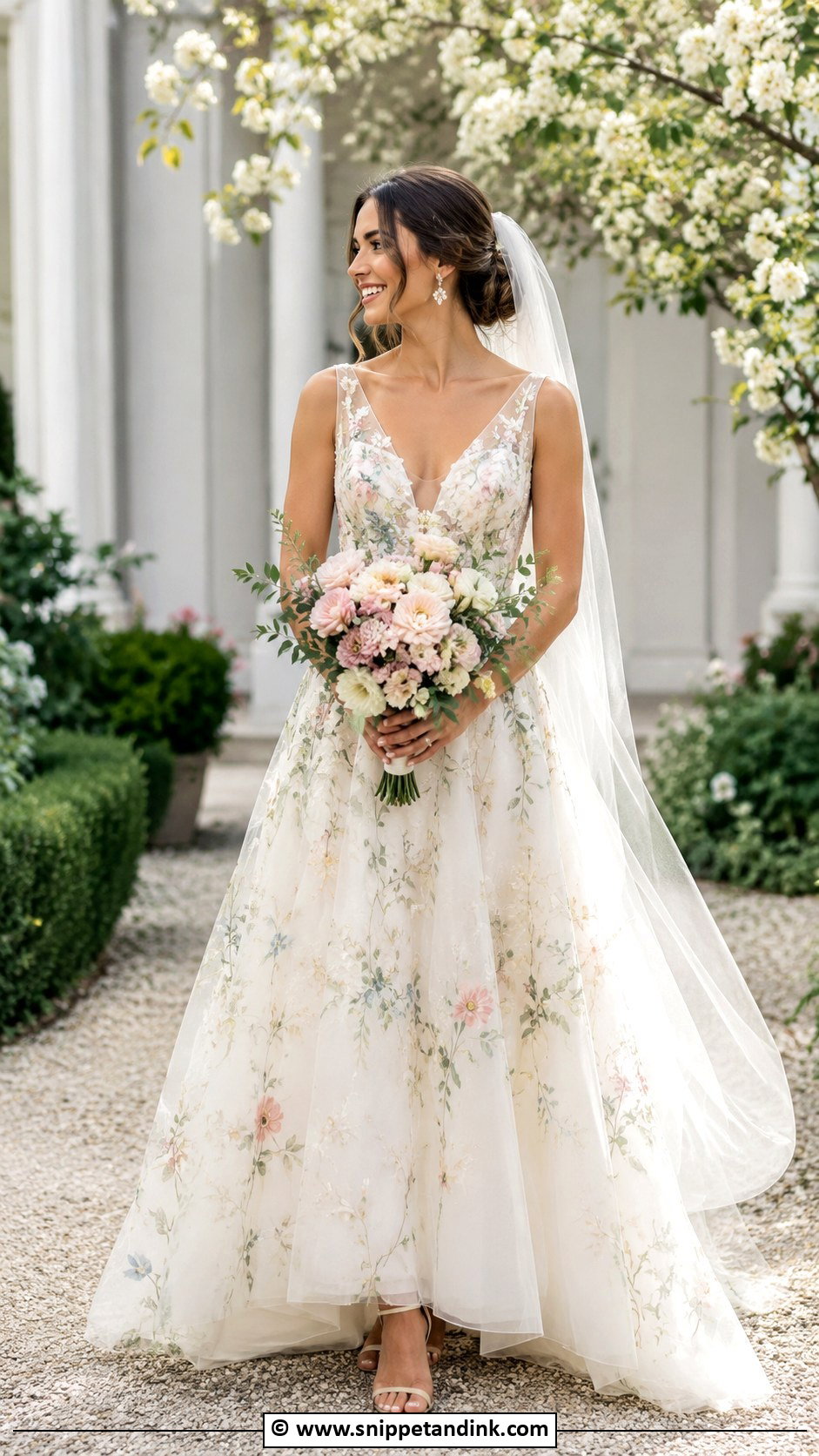 Floral Marriage Dress - Snippet and Ink - 25 Marriage Dresses for Women