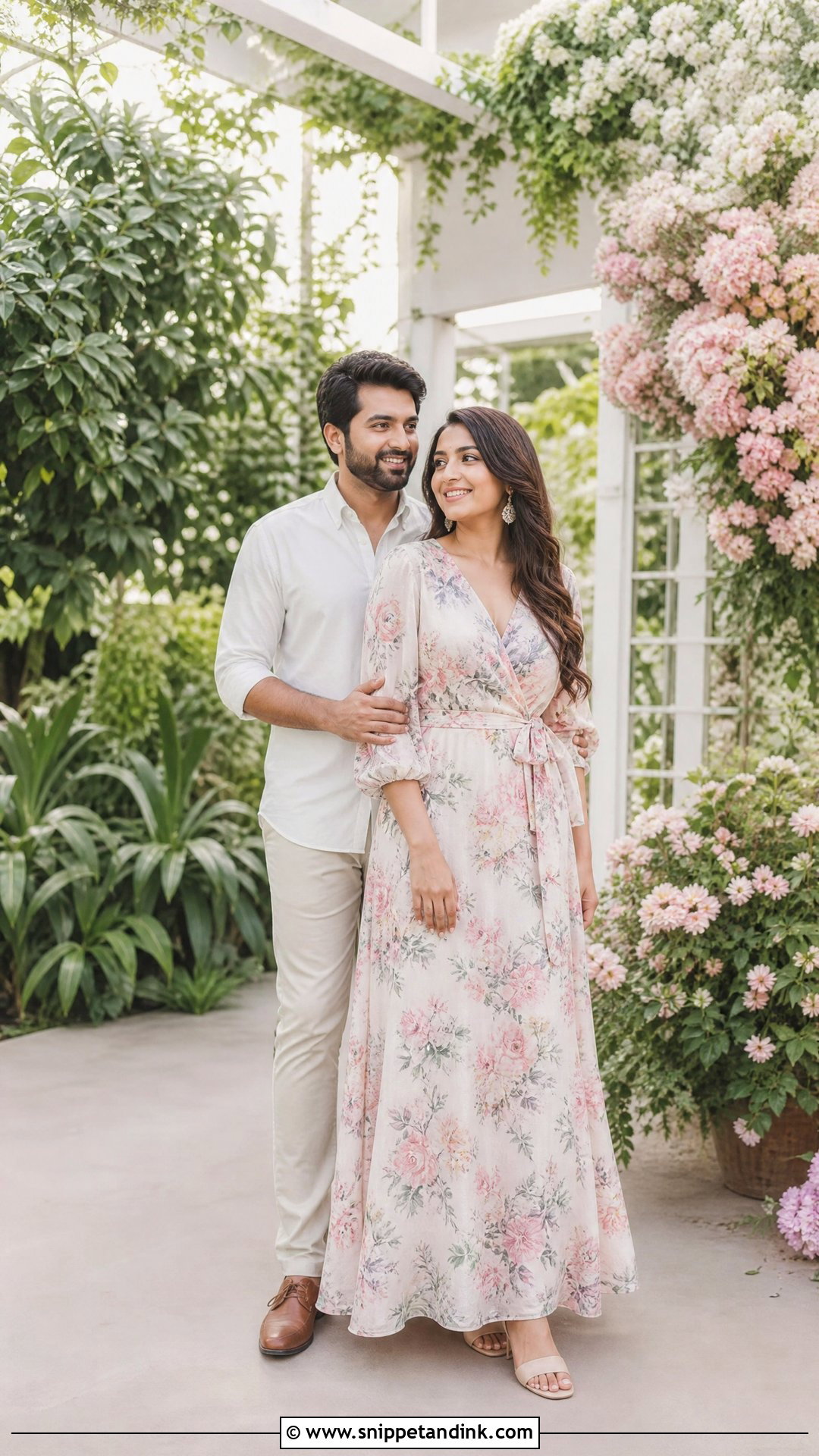 Floral Maxi Dress Prewedding Dress - Snippet and Ink - 25 Prewedding Dress Ideas