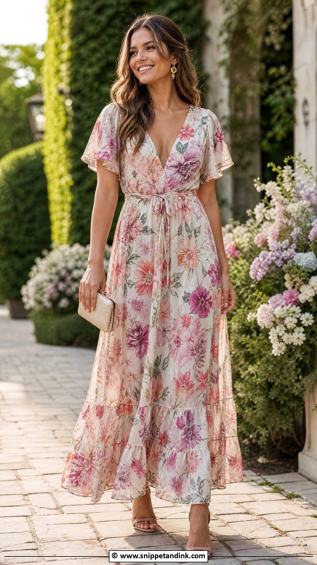 Floral Maxi Dress - Snippet and Ink - 35 27 Dresses