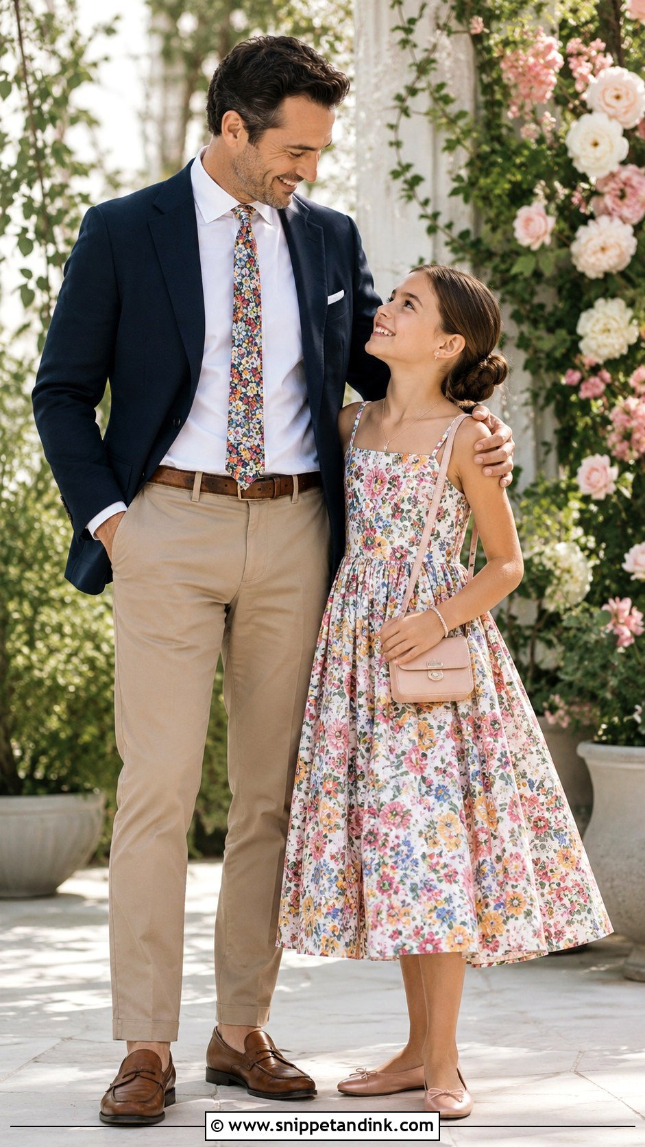 Floral Midi Father Daughter Dance Outfit - Snippet and Ink - 20 Father Daughter Dance Outfit Ideas