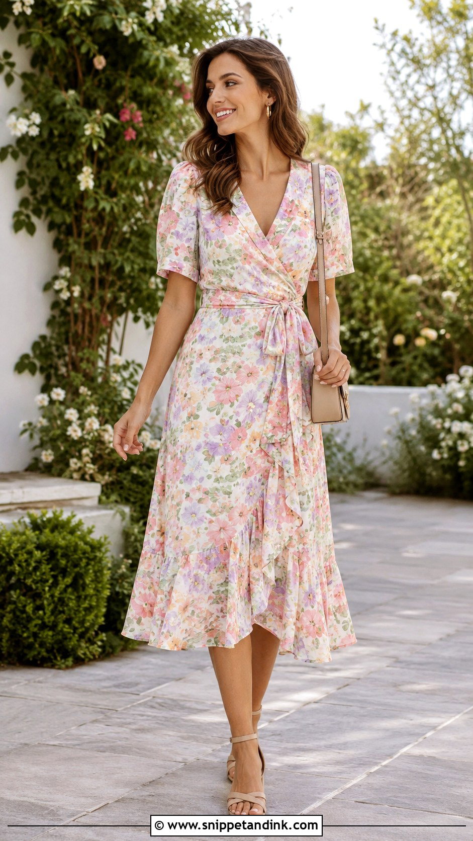 Floral Midi Hens Dress - Snippet and Ink - 20 Hens Dresses