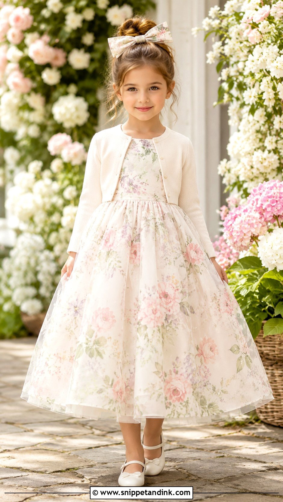 Floral Print Girls Wedding Dress - Snippet and Ink - 25 Wedding Dress for Girls Ideas