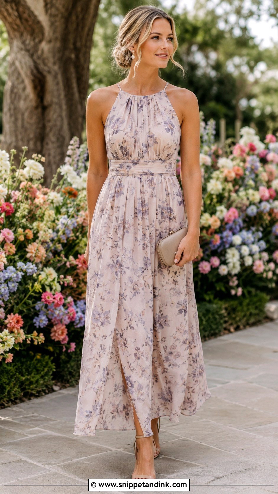 Floral Print Maid of Honor Dress - Snippet and Ink - 20 Dresses for Maid of Honor