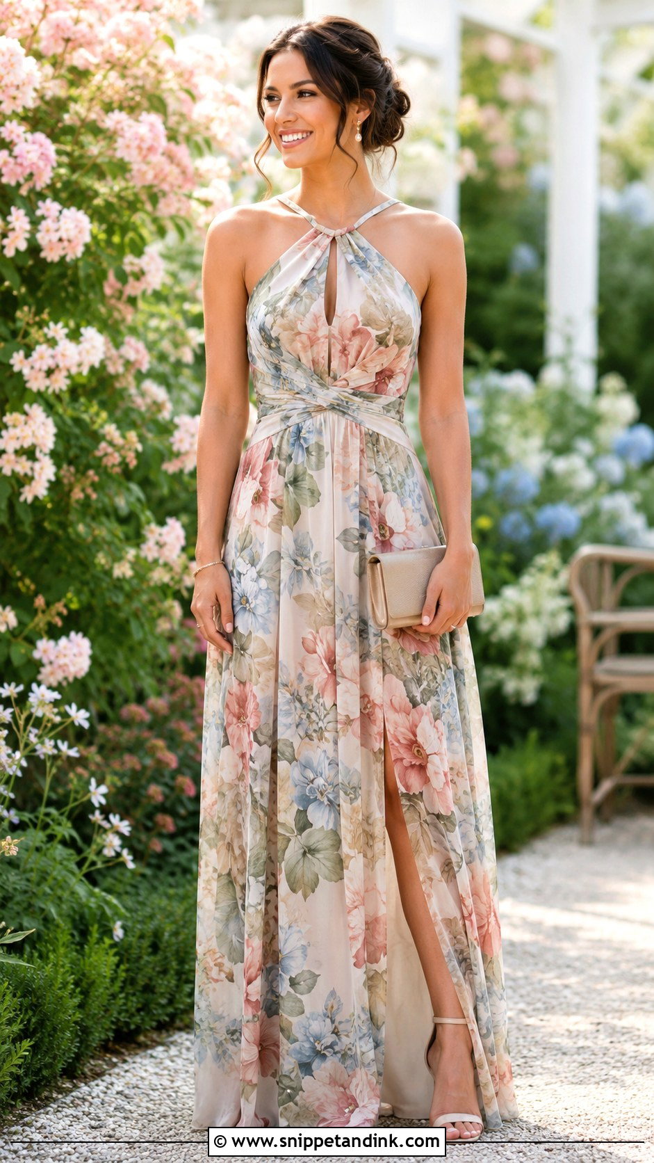 Floral Print Matron Of Honor Dress - Snippet and Ink - 25 Matron of Honor Dresses