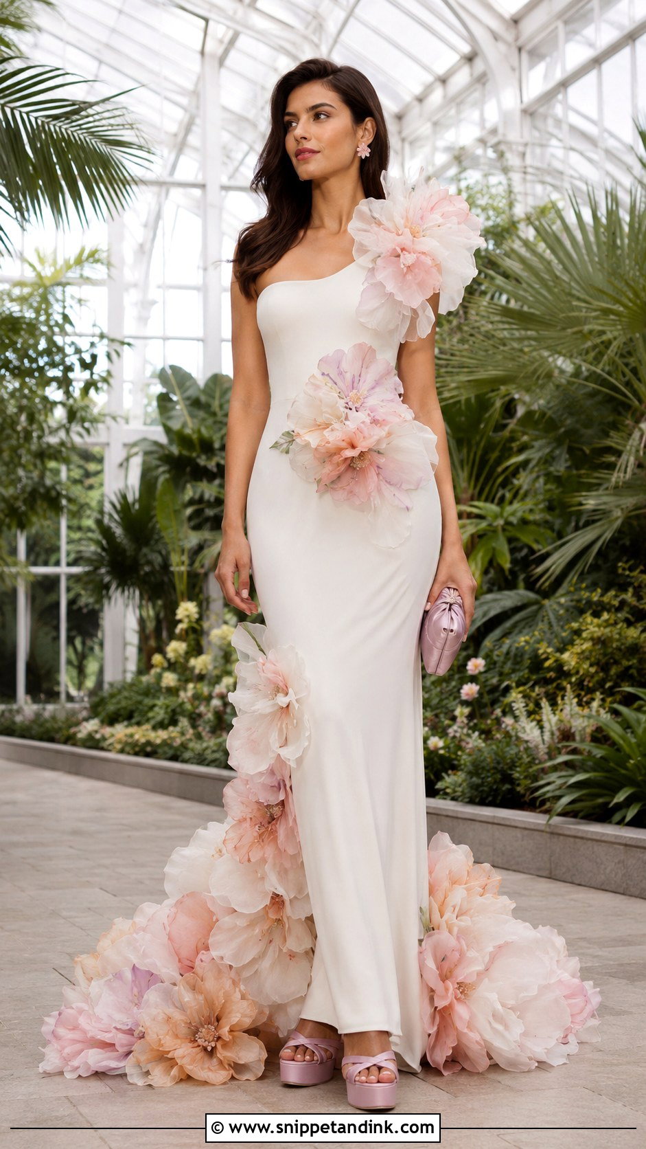 Floral Sculpture Wedding Dress - Snippet and Ink - 20 Crazy Wedding Dresses