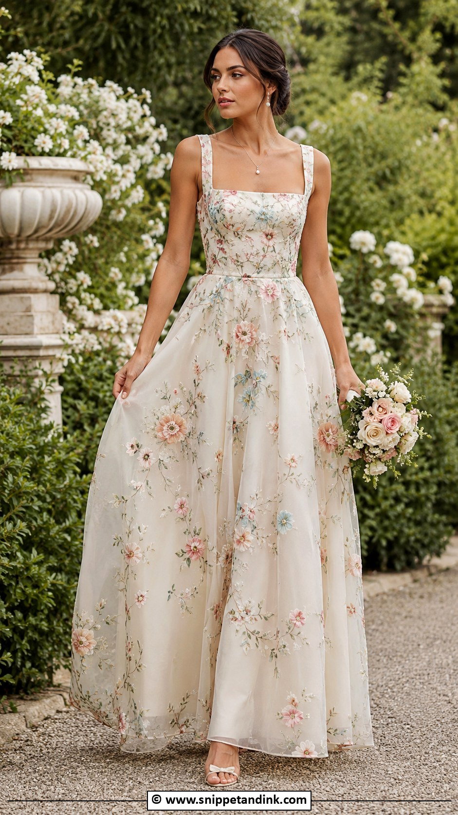 Floral Wedding Dress - Snippet and Ink - 25 Untraditional Wedding Dress Ideas