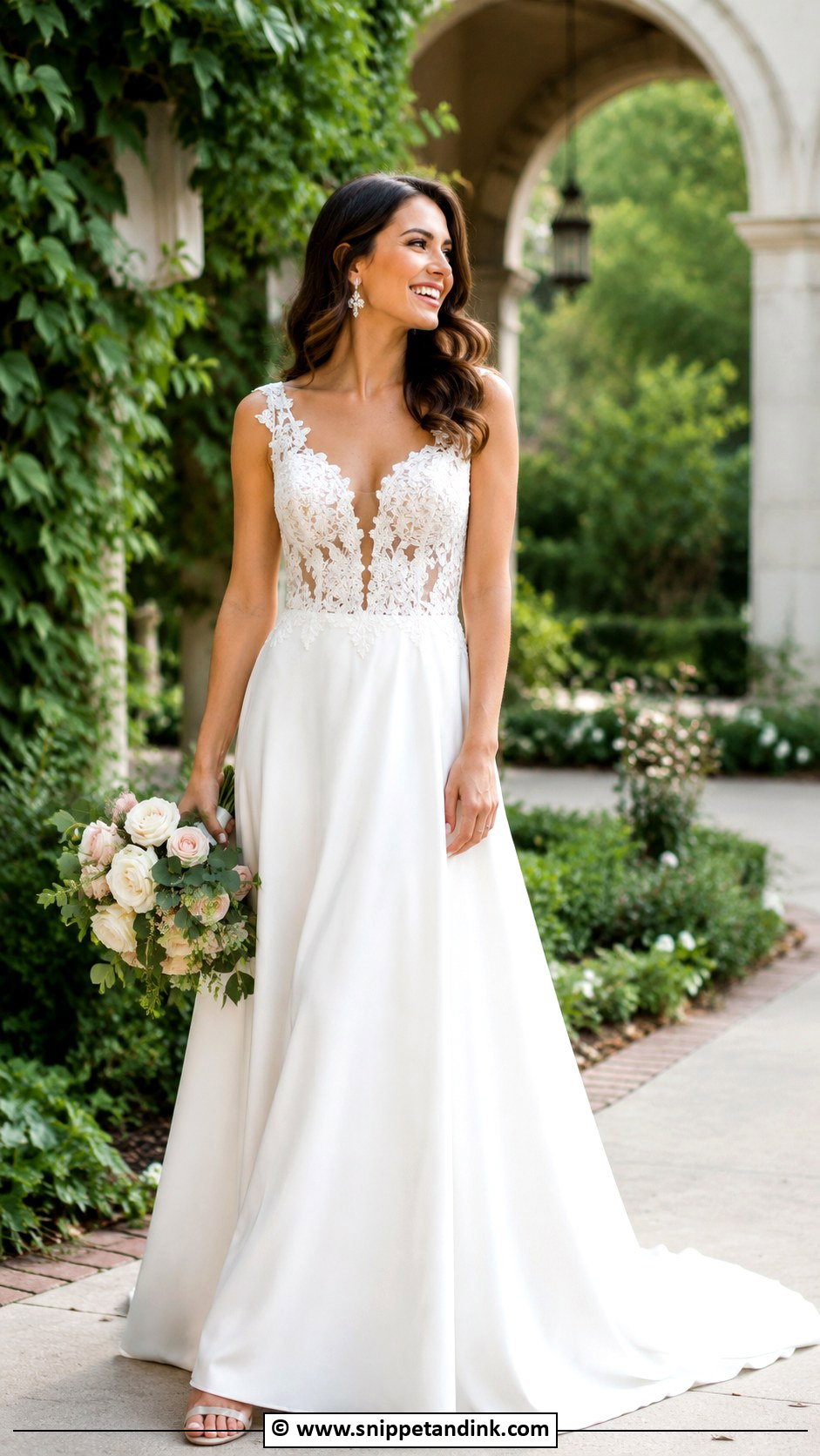 Floral Wedding Dress - Snippet and Ink - 30 2 Piece Wedding Dress Ideas