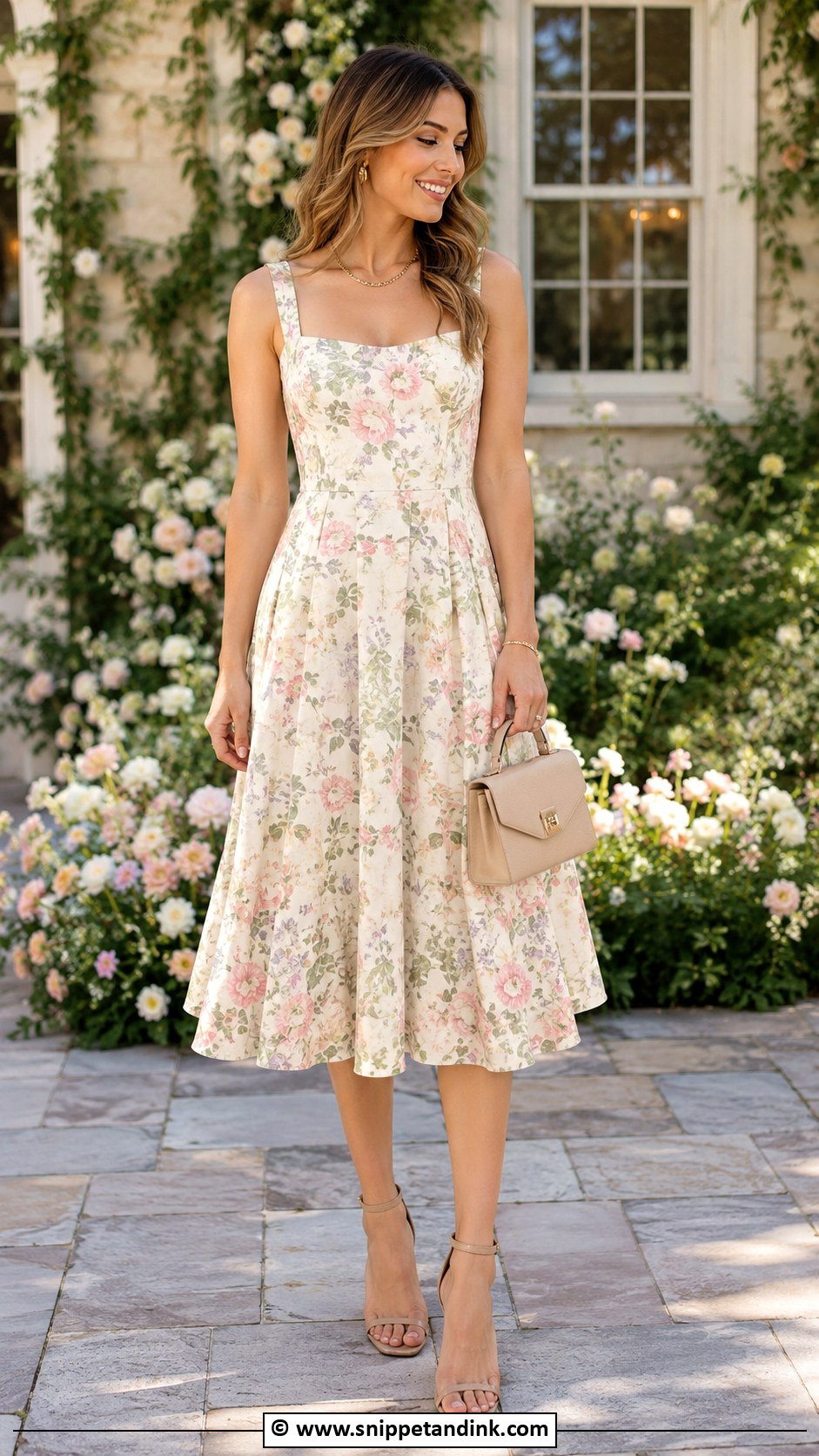 Floral Wedding Frock - Snippet and Ink - 30 Wedding Frock Designs