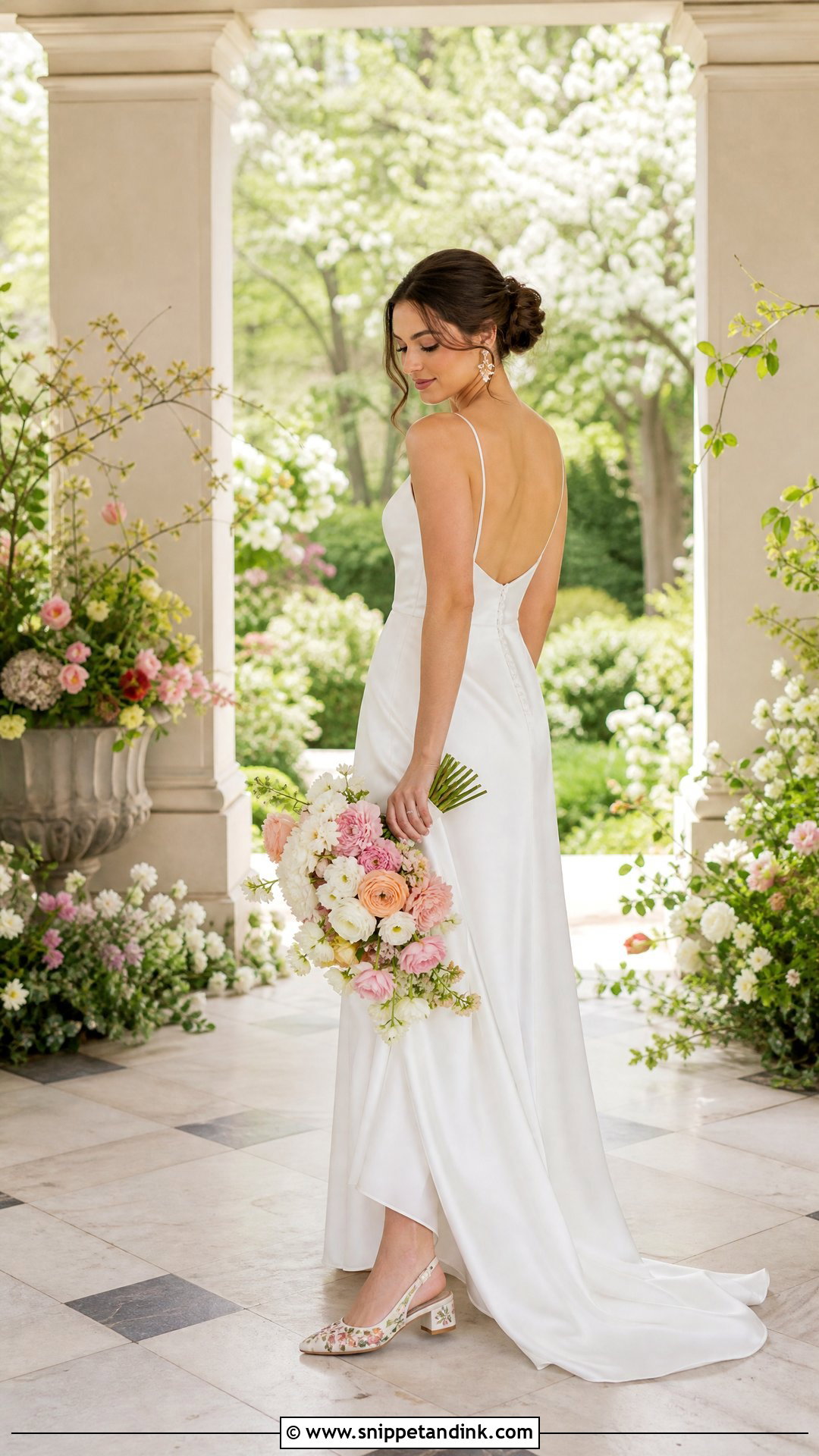 Floral Wedding Heels - Snippet and Ink - 25 Comfortable Wedding Heels for Bride Ideas