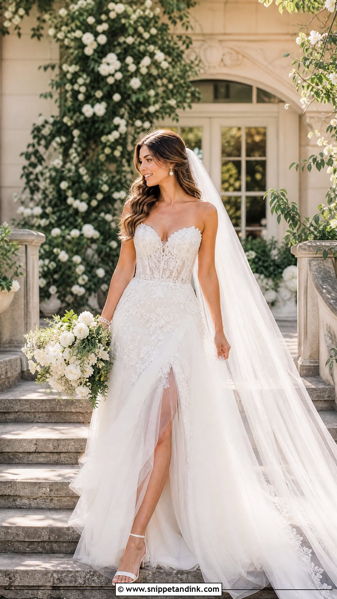 Flowy Corset Wedding Dress - Snippet and Ink - 25 Flowy Wedding Dress Whimsical Ideas