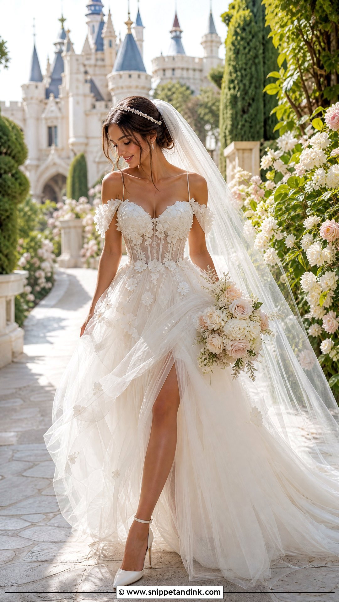 Flowy Fairytale Wedding Dress - Snippet and Ink - 25 Flowy Wedding Dress Whimsical Ideas
