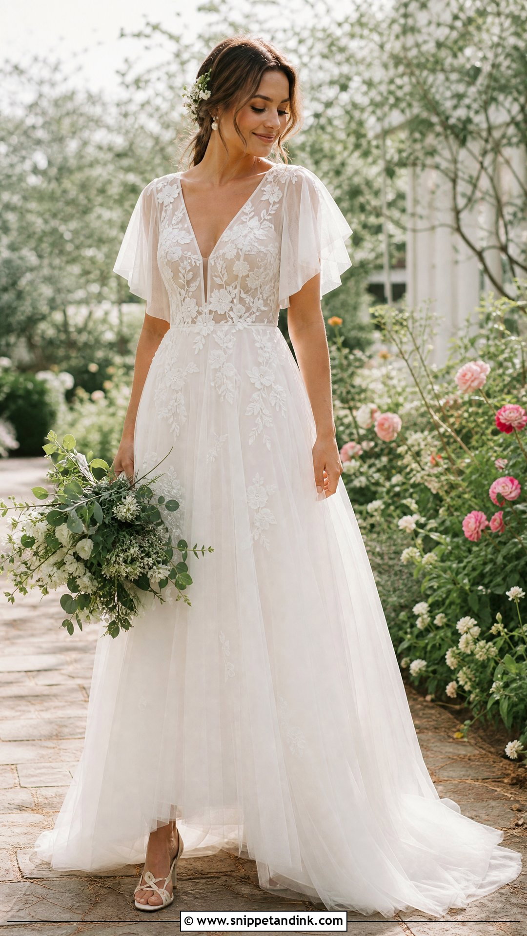 Flowy Garden Wedding Dress - Snippet and Ink - 25 Flowy Wedding Dress Whimsical Ideas
