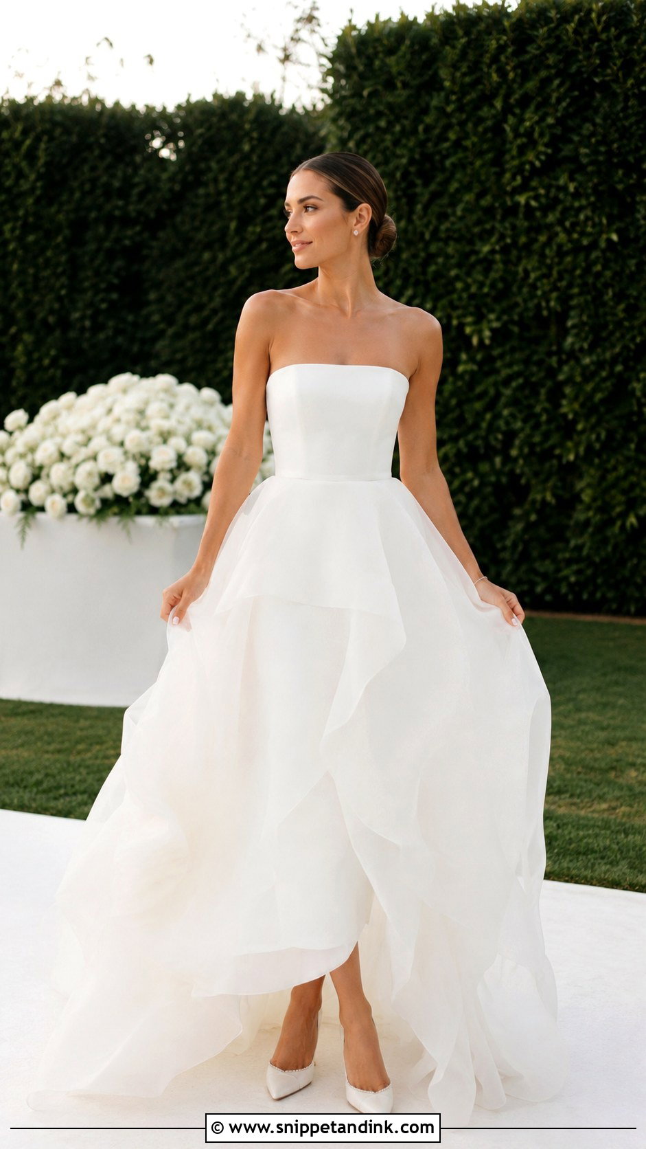 Fluffy Organza Wedding Dress - Snippet and Ink - 25 Fluffy Wedding Dress Ideas